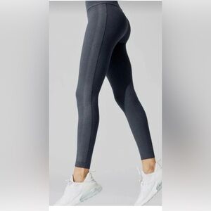 Carbon38 thick ribbed sweater legging gray XS